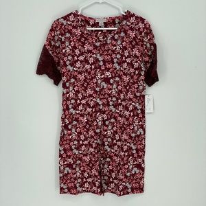 SESOIRE Floral Lace Night Shirt